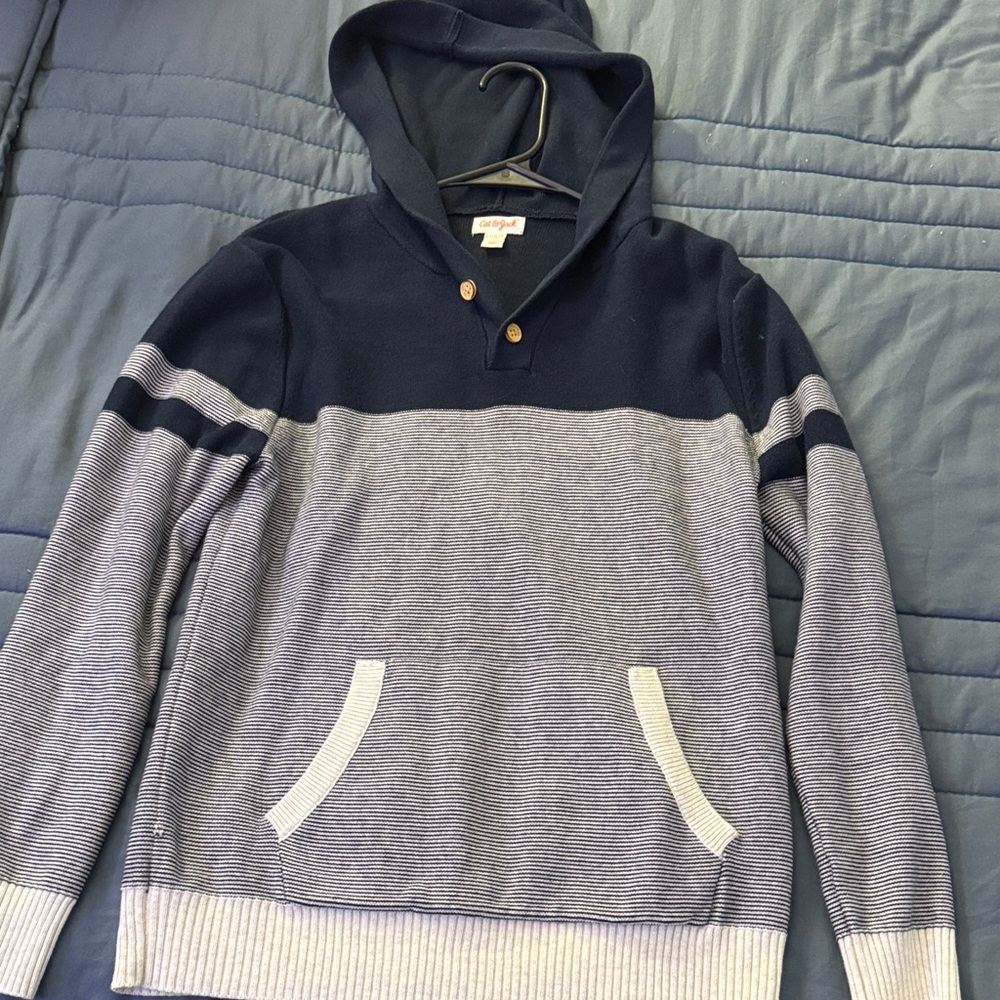 Cat & Jack Navy and Gray Kids Sweater